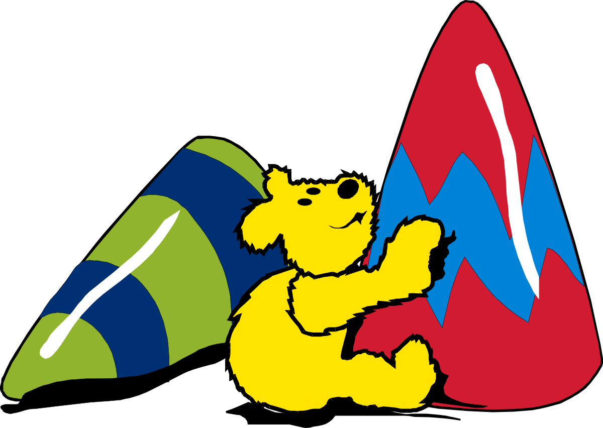 a bear is sitting on a surfboard clip art png transparent Bear on Surfboard Clipart: Fun Animal Adventure Illustration