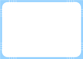Blue Border Square Frame Clipart for Creative Designs