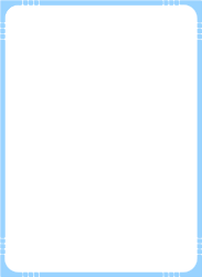 Blue Border Square Frame Clipart - Versatile Design for Creative Projects