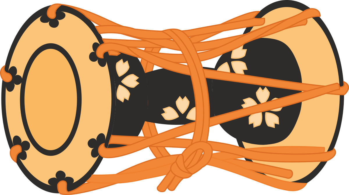 Drum with String Around It - Unique Clipart for Music Themes