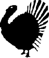 Black and White Square Clipart: Classic Monochrome Design