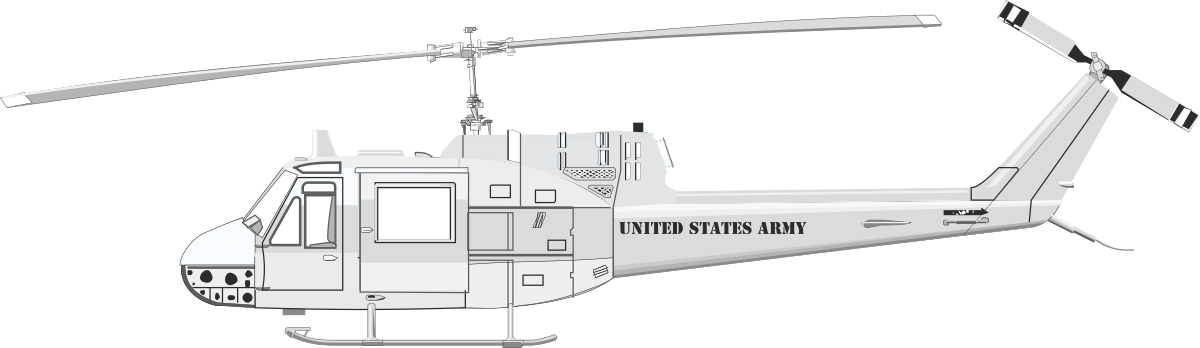 a helicopter with a white and black outline clip art png transparent Helicopter Clipart: Black and White Outline for Versatile Designs