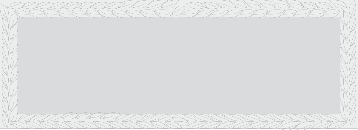 White Frame with Leaves - Elegant Clipart for Nature Inspired Designs