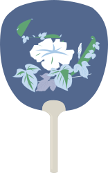 Ping Pong with White Rose Clipart Design