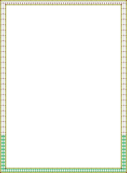 Square Frame Clipart with Elegant Borders and Decorative Edges