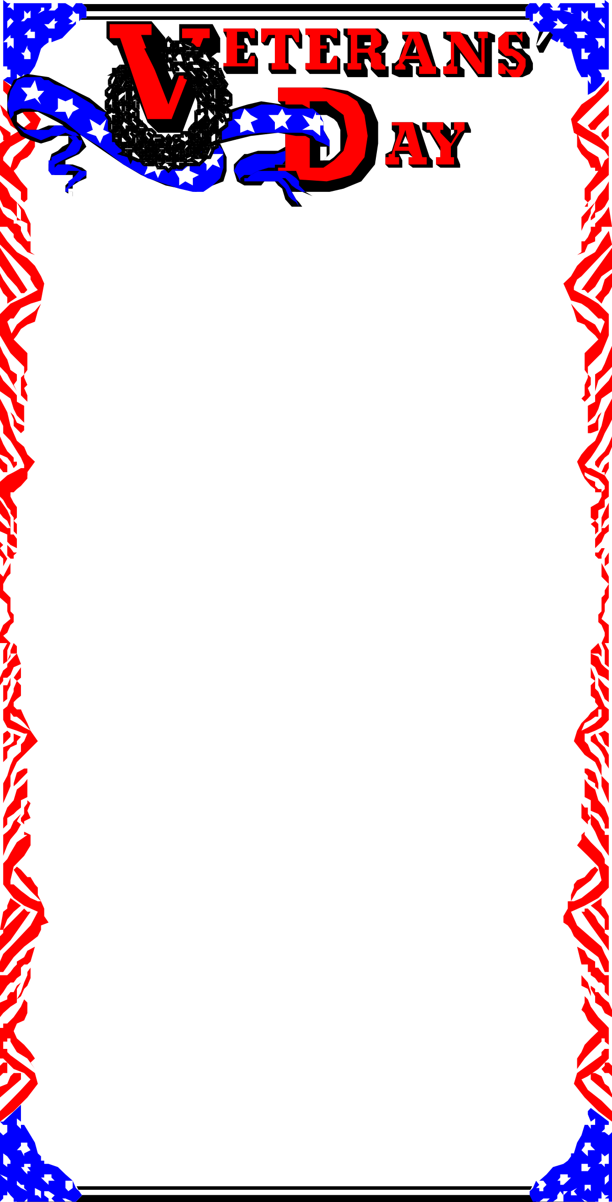 veterans day clipart clipart clip art png transparent Veterans Day Clipart - Celebrate with Patriotic Borders and Symbols