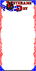 Veterans Day Clipart - Celebrate with Patriotic Borders and Symbols