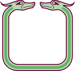 Green Frame with Holding Hands Clipart - Symbol of Unity and Connection
