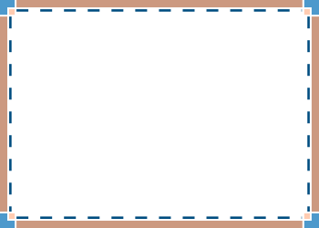 Blue Border Square Frame Clipart - Elegant Design for Creative Projects