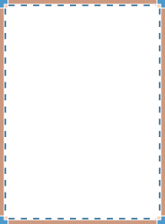 Square Frame with Blue Dots - Stylish Borders and Clipart Design