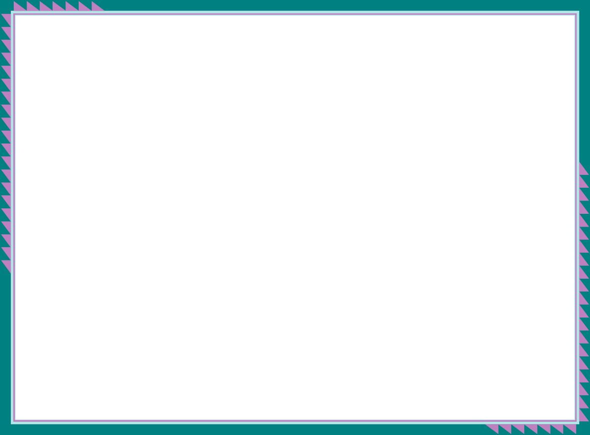 Black Square Frame with Pink and Purple Pattern - Stylish Borders and Clipart