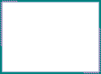 Black Square Frame with Pink and Purple Pattern - Stylish Borders and Clipart