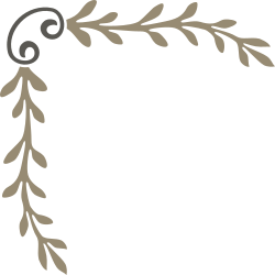 Borders with Floral Design - Black and White Clipart for Decorative Elements