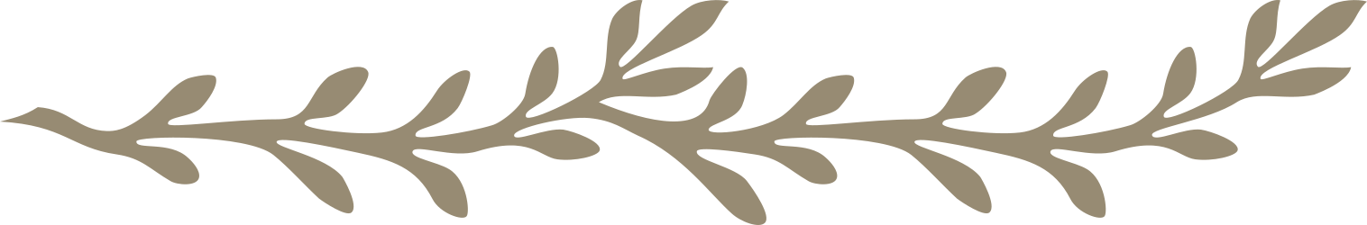 Borders and Decorative Elements: Black and White Fern Leaf Clipart