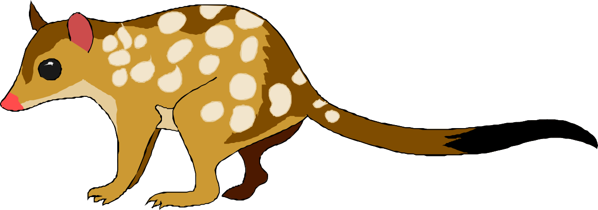 Spotted Brown and White Animal Clipart for Creative Projects