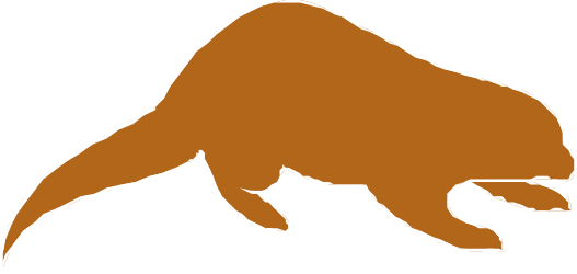 Bison Silhouette on Black Background - Stunning Clipart