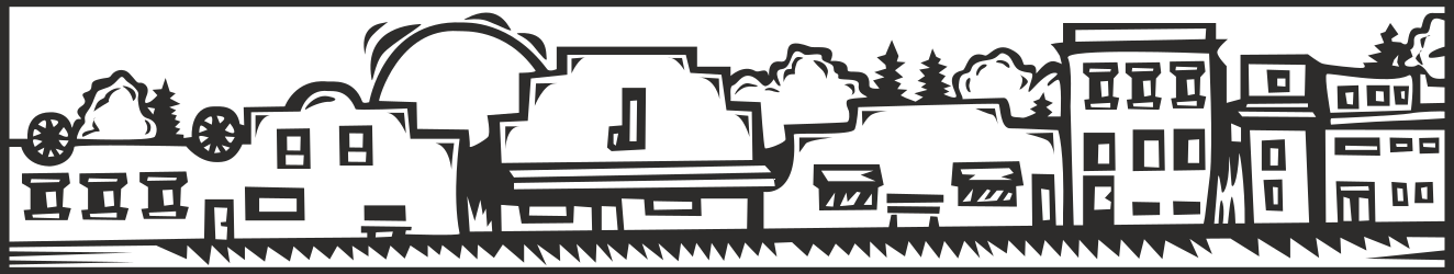 Western Town Borders and Bars Clipart - City of the Future Theme