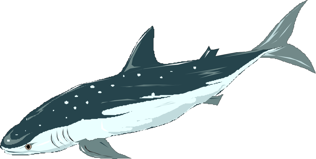 Shark with a Big Mouth Clipart for Bold Designs