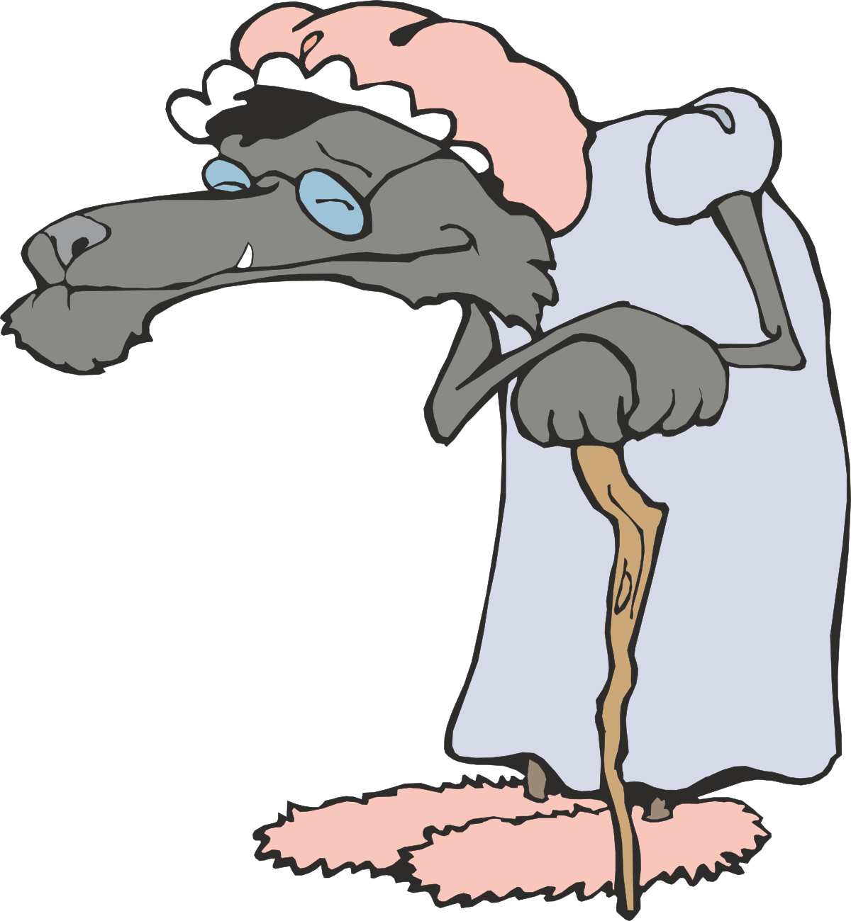 Cartoon Character with Big Nose Clipart for Fun Designs