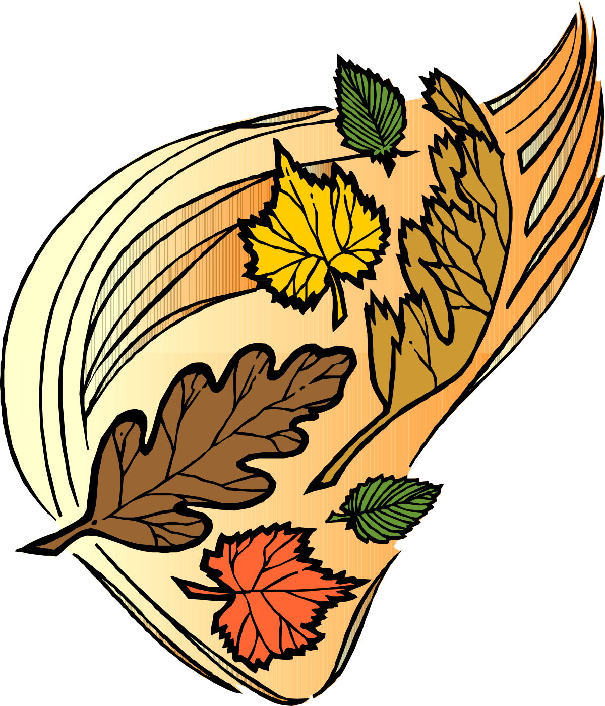 Heart with Leaves Clipart: Nature-Inspired Love Symbol