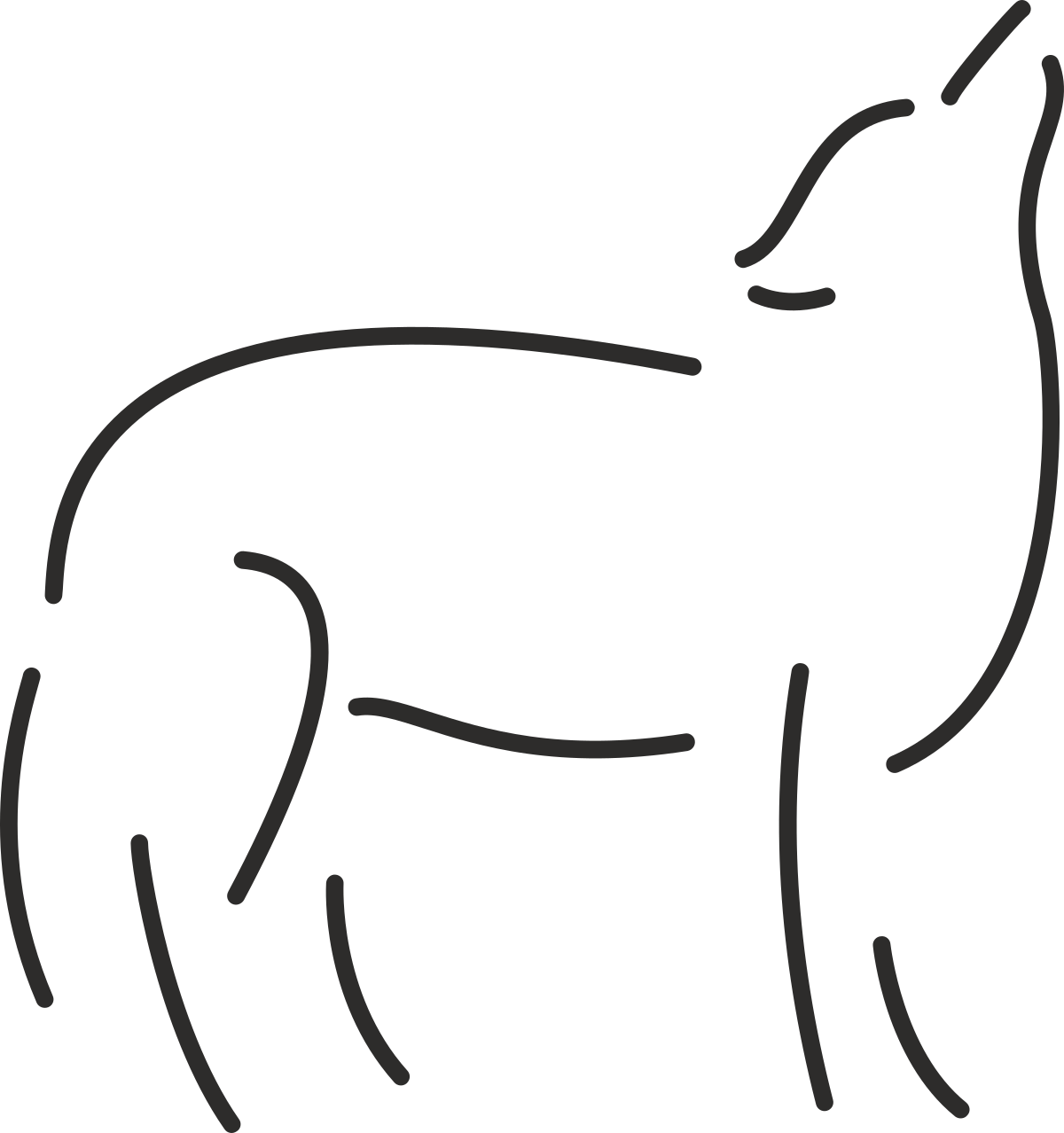 Wolf Clipart: Striking Black and White Drawing for Unique Visuals