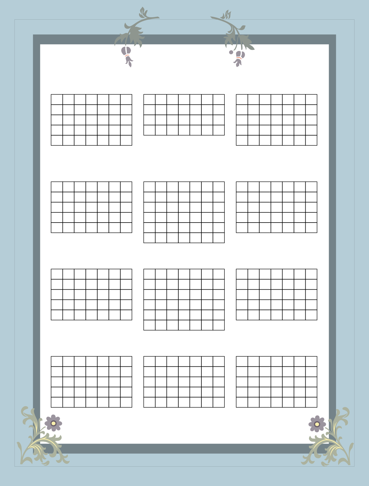 Calendar Clipart with Numbers and Days - Perfect for Planning and Organization
