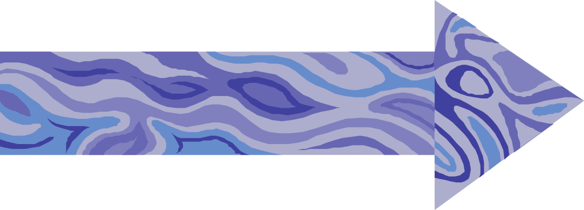 a blue and purple arrow with a white arrow clip art png transparent Blue and Purple Arrow Clipart - Dynamic Directional Graphics