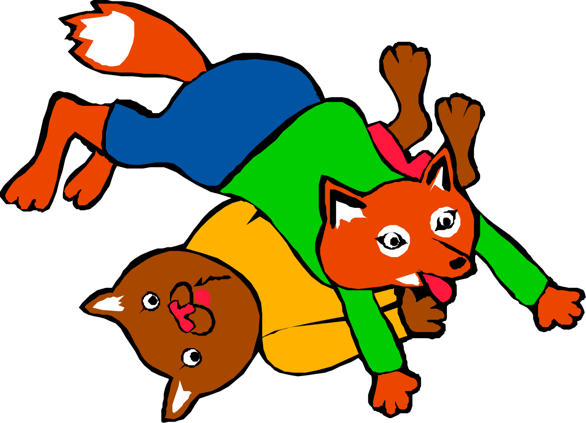Cartoon Character Falling Down Clipart - Fun and Playful Illustrations