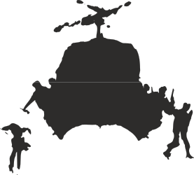 Black and White Australia Map Clipart - Detailed Geographic Design