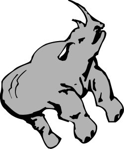 Silhouette of a Man Riding a Motorcycle - Dynamic Clipart for Your Projects