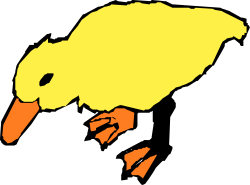 New Zealand Map Clipart - Bright Yellow Country Outline