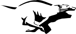 Black and White Clipart of a Man in a Suit
