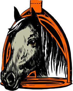 Horse Head Clipart with Bre and Bre Designs