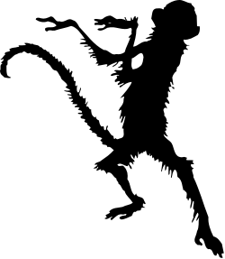 Apple Logo on Black Background - Stunning Clipart Collection