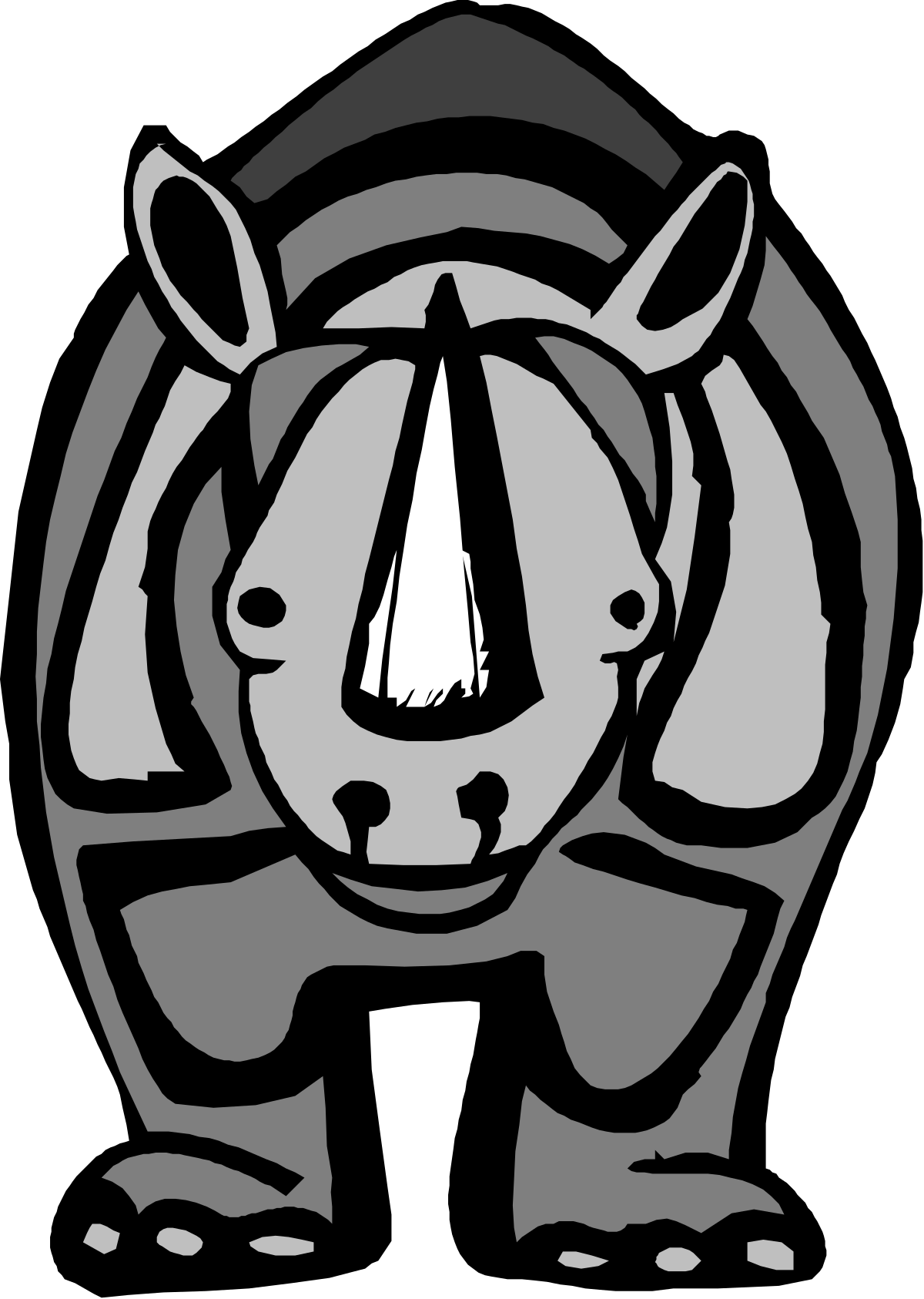 Panda Bear Clipart on Black Background - Adorable and Engaging Visuals