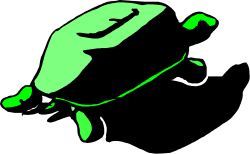 Green Tie Clipart on Black Background - Elegant Accessory Visuals