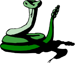 Businessman in Suit Clipart - Green and Black Drawing