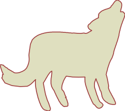 Wolf Silhouette Clipart for Creative Projects