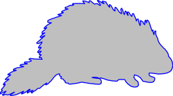 Grey Dog Silhouette Clipart for Versatile Use