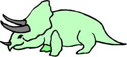Dinosaur Eating Grass Clipart - Vibrant and Playful SVG Artwork
