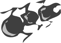 Black and White Dog Clipart - Playful Pooch Imagery
