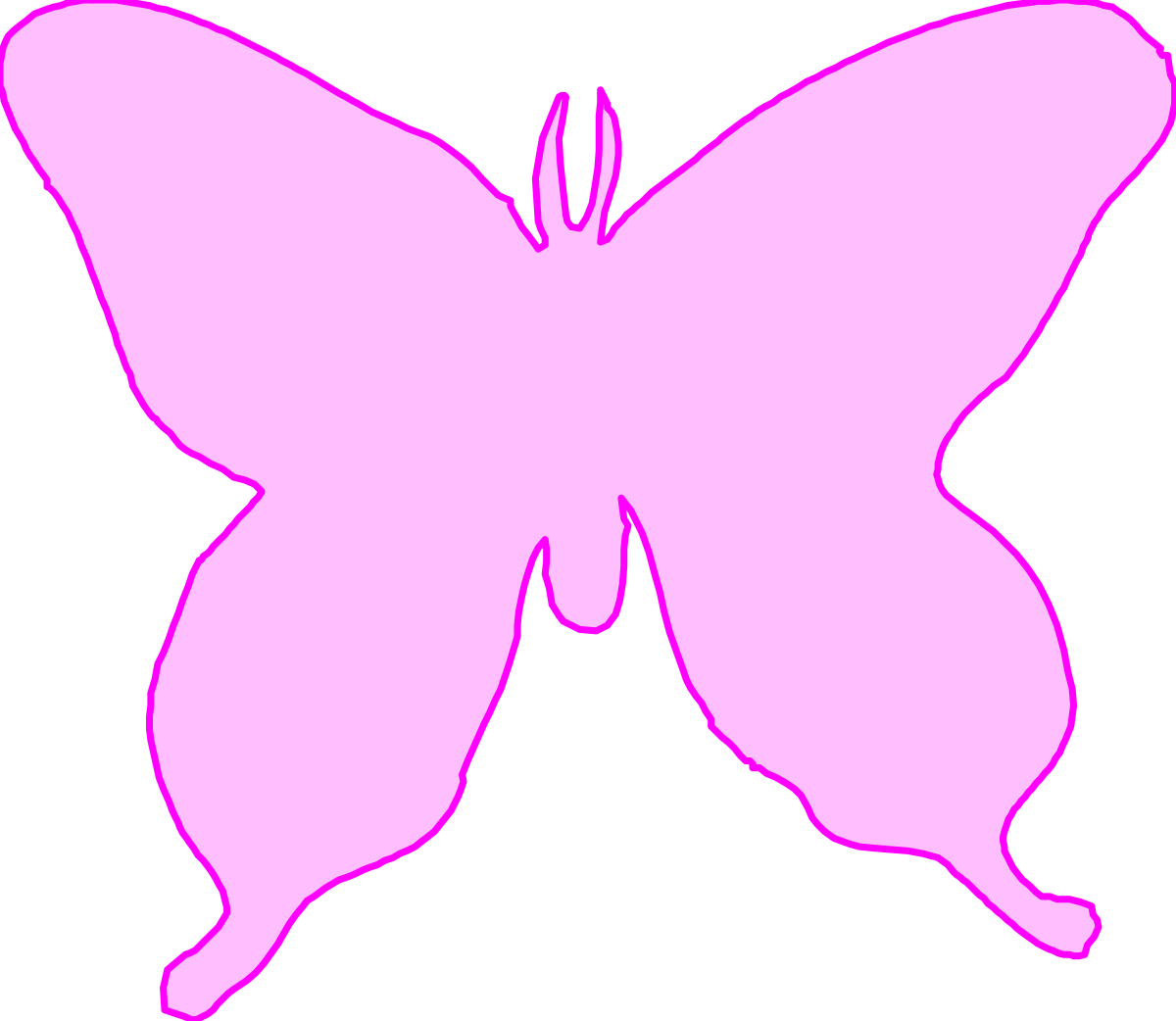 a pink butterfly silhouetted on a black background clip art png transparent Pink Butterfly Silhouette on Black Background - Perfect for Designs