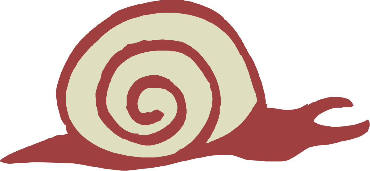 a red and white snail with a black background clip art png transparent Red and White Snail Clipart on Black Background