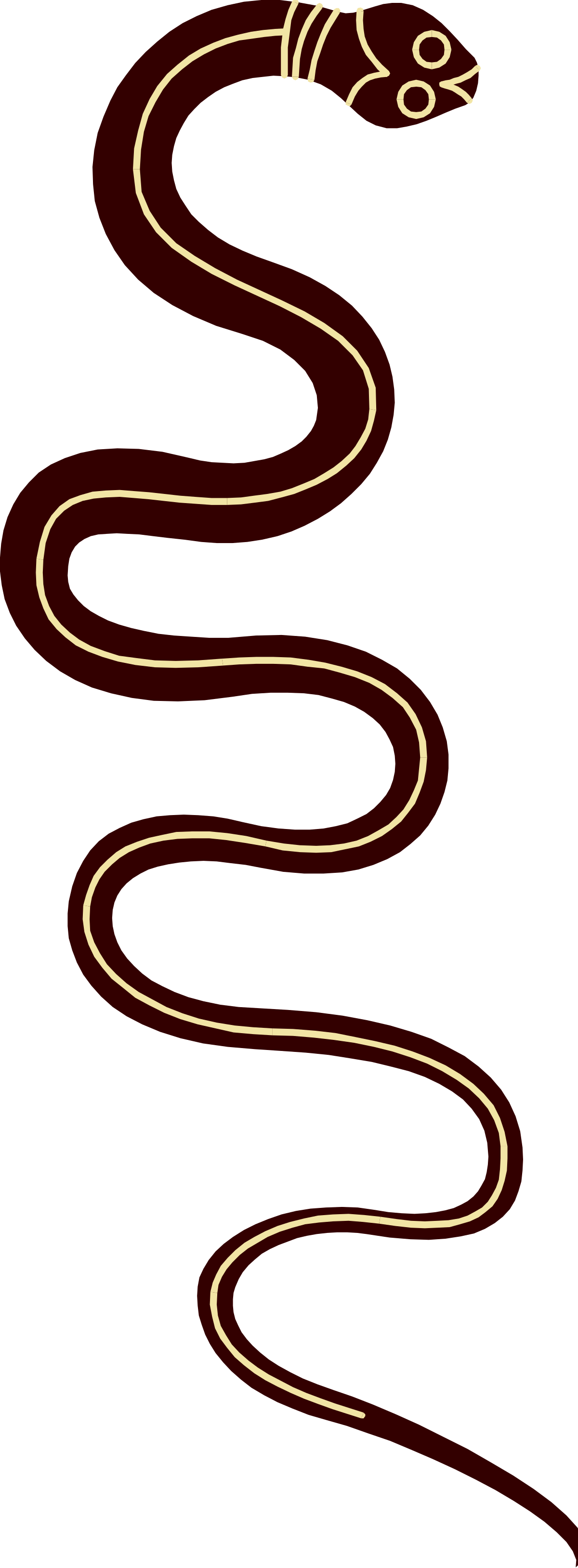 Red Spiral on Black Background - High-Quality Clipart