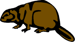 Brown Dog Clipart on Black Background - Playful & Charming