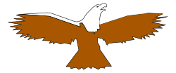 White Bird with Orange Wings - Vibrant Nature Clipart