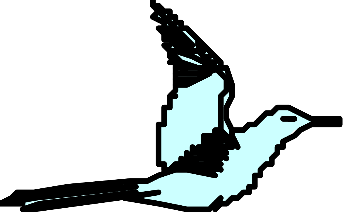 Black and White Silhouette of a Man on a Skateboard - Dynamic Clipart for Creative Projects