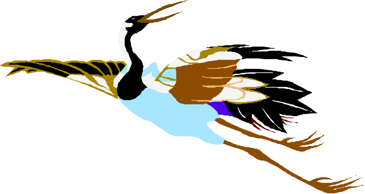 a bird flying in the air with its wings spread clip art png transparent Bird in Flight - Majestic Wings Spread Clipart