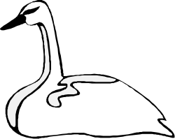 Elegant Swan Clipart: Graceful and Serene Designs
