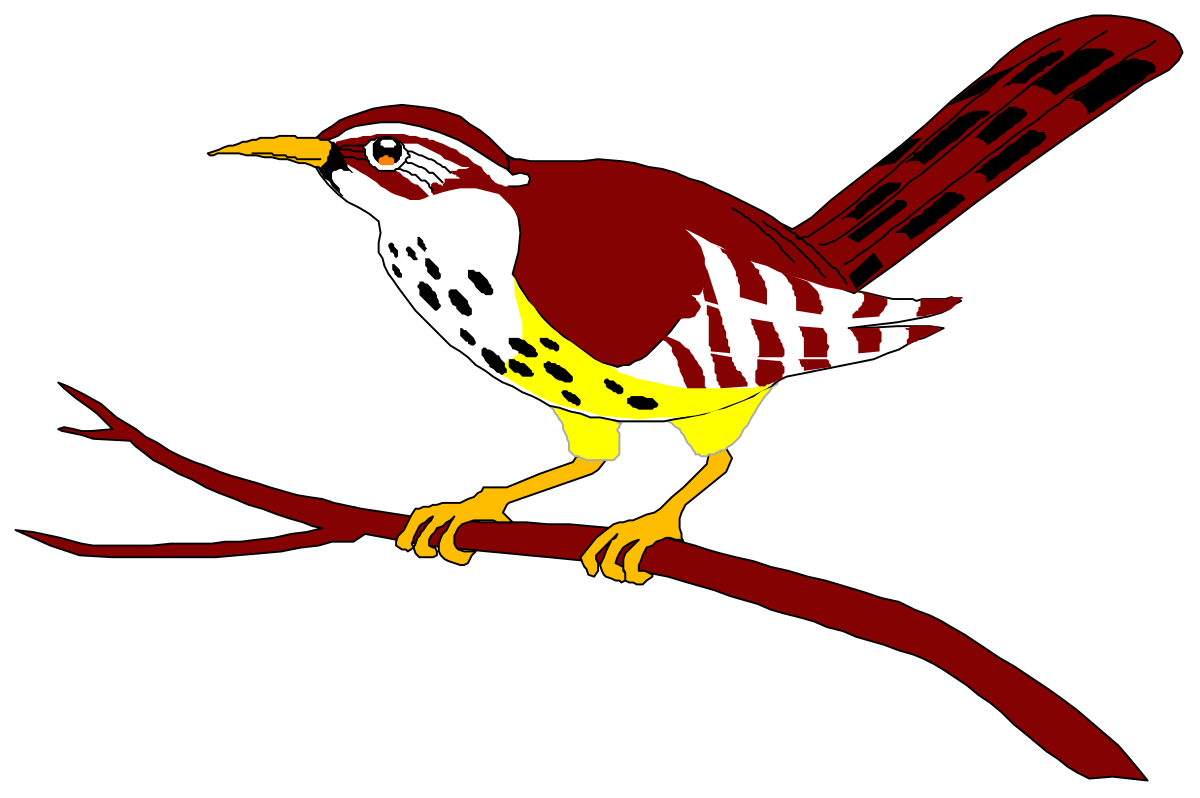 Bird on a Branch Clipart - Stunning Nature Illustration
